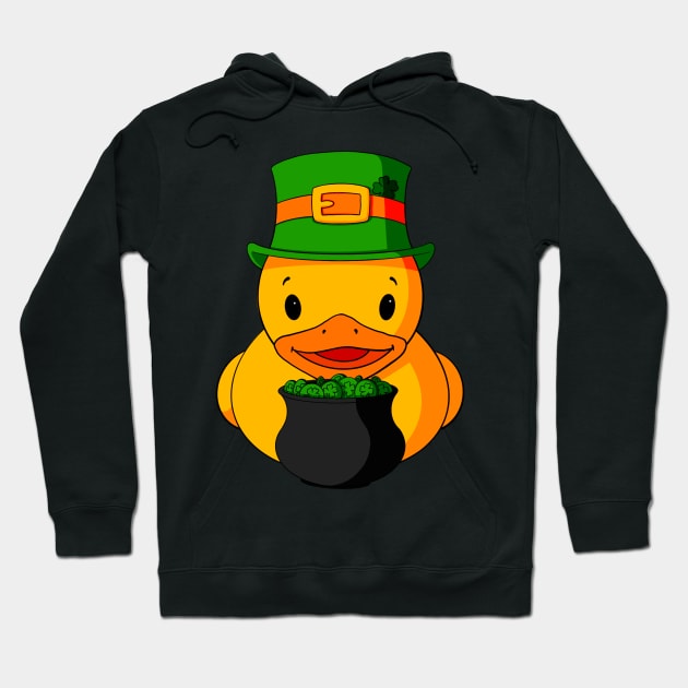 St. Patrick’s Day Rubber Duck Hoodie by Alisha Ober Designs